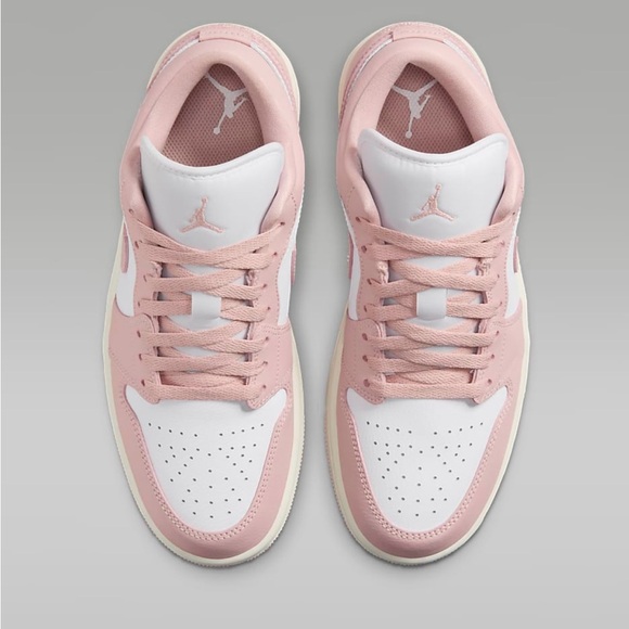 Jordan Shoes - Jordan Women's Pink and White Sneakers